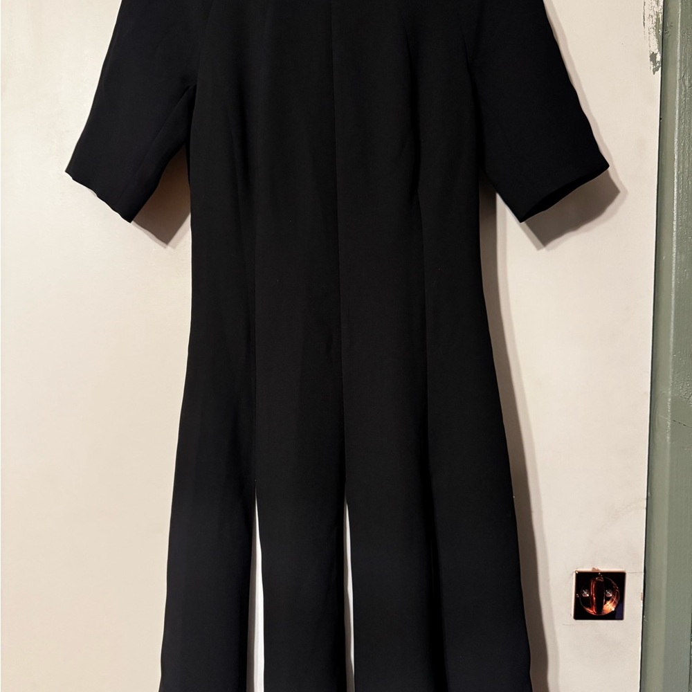 Ted Baker Ciena Crepe Pleated Swing Dress Size: 1 US Size: 4
